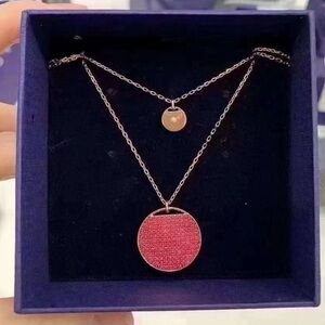 Swarovski Ginger Pendant pink necklace